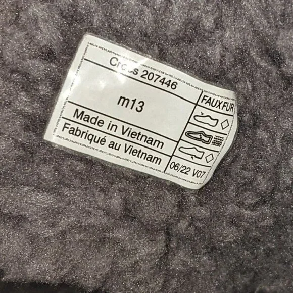 Crocs Lined Slip-On Sandals Men's Size 13 - Picture 6 of 10